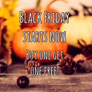 Black Friday sale! BUY ONE GET ONE FREE!